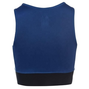 Soutien-gorge de sport léger et respirant à col rond pour femmes Gym Crop Top Vest Active Wear Yoga Stretch Shape Anti-Bacterial Quick Dry - Product Image 4
