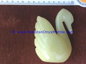 Estatua de cisne tallada de larga vida, el mejor precio, paquistaní, ónix blanco - Product Image 4