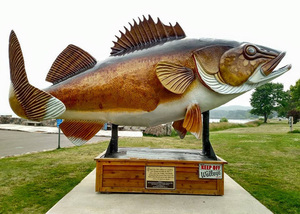 Escultura de animales de pescado de resina de fibra de vidrio, gran oferta - Product Image 6
