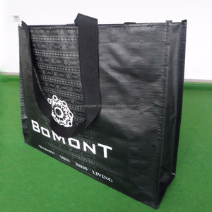 ถุงช้อปปิ้งผ้า PP ทอ ดีไซน์สวยงาม สีตามสั่ง โครงสร้างแบบท่อ หูหิ้วทำจากสาย PP ขนาด 33x33x20 ซม. - Product Image 2