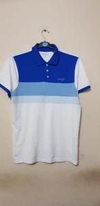 Camiseta de Manga Corta para Hombre, Marca Original, Ecológica, Teñida en Prenda, de Algodón, con Botones, Antiarrugas, Azul - Product Image 5
