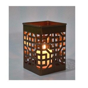 Portavelas de Metal Hecho a Mano, Hermoso, para Interiores/Exteriores, Decoración para el Hogar, Hotel, Oficina, Bodas, Fiestas, Pascua, IHA MFG - Product Image 5