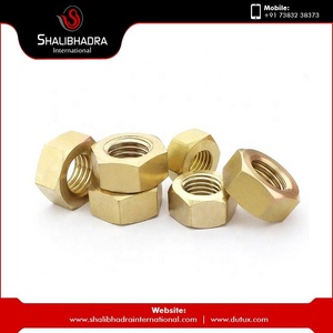 High Quality ISO 4032 M3 Brass Nut with Zinc Plated Brass Insert Precision Threaded <b>Fastener</b> OEM Supplier India for Industrial A - Product Image 6
