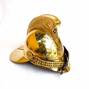 Capacete de bombeiros estilo vintage, emblema de bombeiro wb com cinto - Product Image 3