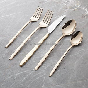 Brushed Gold Cutlery <b>Set</b> - Product Image 2