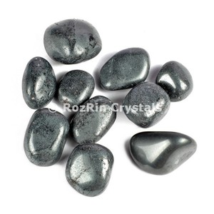 2019 Hematite Tumbled Stones - Product Image 1