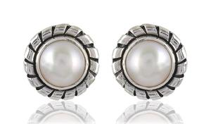 925 Sterling <b>Silver</b> Natural Mother of <b>Pearl</b> <b>Earrings</b> OEM & ODM Wholesale Birthstone Fine Jewelry Indian supplier direct factory - Product Image 2