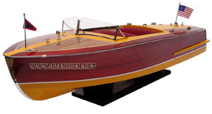 CHRIS CRAFT-barco de madera modelo RIVIERA, artesanía de VIETNAM - Product Image 2