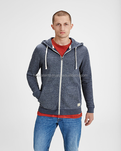 Sudaderas con capucha de algodón pesado con cremallera orgánica Unisex de alta calidad con sudaderas con estampado de soplo - Product Image 1