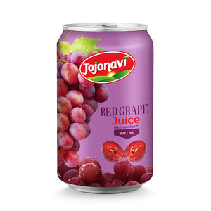 Jus de raisin rouge, canette en aluminium de 330ml, jus de fruits en gros, jus de fruits tropicaux, certifié HALAL - Product Image 1