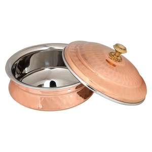 ขายร้อน Hammered ทองแดงเหล็ก Handi หรือหม้อ - Product Image 1