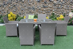 Stunning Design Synthetic Rattan Coffee and Dining Set for Outdoor Garden Patio Wicker Furniture - Product Image 2