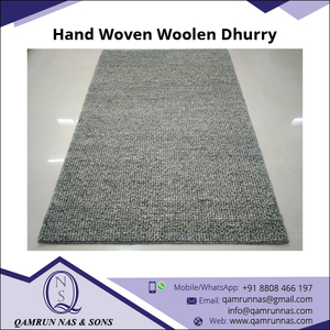 พรมเช็ดเท้าขนสัตว์เนื้อละเอียดสวยงามแบบกลับด้านได้พรมขนสัตว์ทอมือคุณภาพพรีเมียมพรมขนสัตว์สำหรับสวดมนต์สีเทาซักได้ - Product Image 2