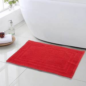 Alfombra de baño de gofres de algodón para suelo, rojo, - Product Image 1