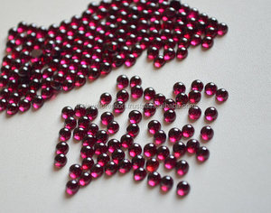 โรโดไลต์ธรรมชาติ 6 มม. โกเมนกลมเรียบหลวมกึ่งมีค่า Cabochons ผู้ค้าส่งข้อตกลงจํานวนมากในราคาโรงงานหินร้านค้าออนไลน์ - Product Image 2