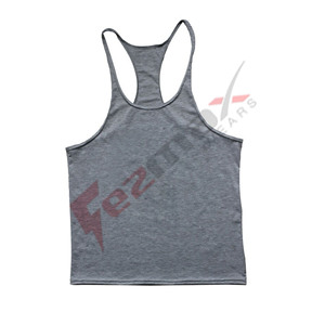 Camiseta sin mangas de gimnasio personalizada para hombre de Fezmex lleva talla grande suelta transpirable - Product Image 6