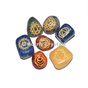 Engraved <b>Chakra</b> Tumbled <b>set</b> - Product Image 1