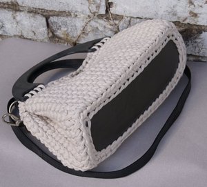 <b>Lady</b> Style <b>White</b> T-Shirt Yarn <b>Bag</b> From Vietnam - Product Image 1