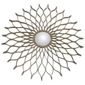 Espejo dorado moderno para decoración de pared, espejo de baño creativo europeo, tamaño personalizado - Product Image 1