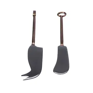 Nuevo rebanador y esparcidor de queso con mango de oro rústico, esparcidor de gota de fertilizante, rebanador y esparcidor de queso de acero inoxidable - Product Image 1