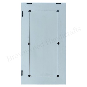 Wholesale Supplier of Vintage Style Indoor Rectangular Wall Mirrors Large Wood <b>Frame</b> Mirror for Living Room at Factory Price - Product Image 4