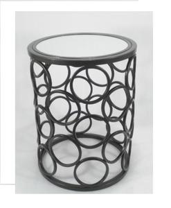 Mesa auxiliar antigua con tapa de mármol - Product Image 5