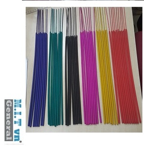 Encens en bois naturel 19 pouces, 7 bâtons d'encens colorés/11 pouces, 8 bâtons d'encens colorés - Product Image 1