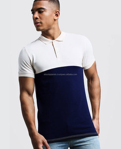 Nouveautés, logo personnalisé pour chemise, tricot 100% coton, coupe classique, respirant, bloc de couleur AA 3146 - Product Image 1