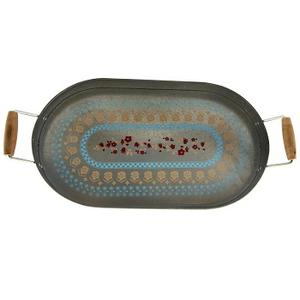 Plateau de service en acier inoxydable fantaisie, cuisine à domicile, restaurant, qualité de luxe, plateau en acier - Product Image 5