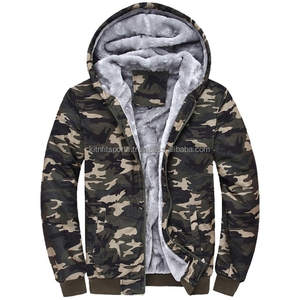 Sweat à capuche surdimensionné en coton pour homme, streetwear épais, 100% polaire, épaules tombantes, camouflage, blanc, survêtement personnalisé - Product Image 1