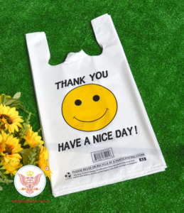 Bolsas de plástico LDPE biodegradables con logotipo personalizado, diseño de agradecimiento para el embalaje de la superficie de los alimentos, proveedor de Vietnam - Product Image 2