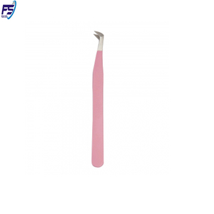 Pincettes professionnelles, 12 pièces, pince à épiler, vente en gros, d'usine, en acier inoxydable, pointe dorée, pour cils - Product Image 4