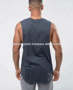 Chaleco muscular ajustado para hombre, camiseta personalizada para gimnasio, Oem, venta al por mayor, barata - Product Image 3