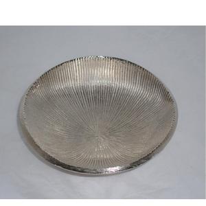 Plateau de service en aluminium de forme ronde pour le dîner Restaurant Hotel & Home - Product Image 2