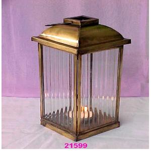 Lanterne décorative à bougie en laiton antique de dernière conception personnalisée faite à la main en gros pour la décoration à la maison - Product Image 5