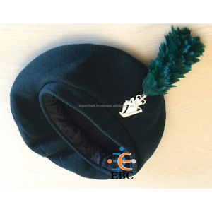 Chapeau de fanfare OEM Plume de chapeau Coiffe personnalisée Béret en plumes Hackle Bonnet en plumes Hackle Fabricants de différentes tailles - Product Image 5