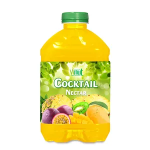 5L VINUT בקבוק Cocktail_Juice צוף פירות מיץ סירופ פחות קלוריות מקור עשיר של ויטמין C הפצה