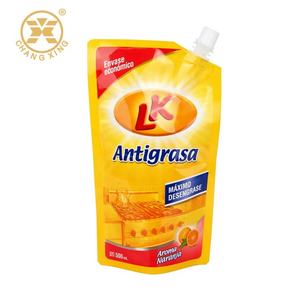 Sachets de lessive en poudre en plastique, pochette d'emballage en poudre avec poignée, pochette en plastique blanc laminé PE imprimé sur mesure - Product Image 6