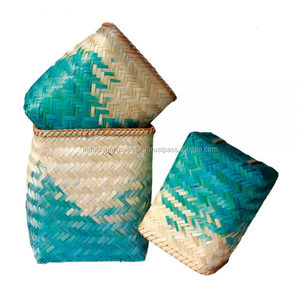 Cesta de ropa de bambú para almacenamiento y organización - Product Image 5