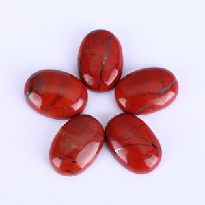 High quality red jasper Oval Jewelry <b>Pendant</b> Stone Oval Cabochon Jewelry Natural Stone Healing <b>Crystal</b> Gemstone wholesaler - Product Image 4