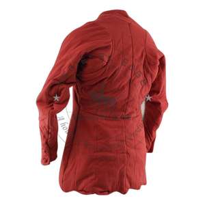 Red Gambeson Thick <b>Padded</b> <b>Long</b> <b>Coat</b> Aketon Jacket Armor <b>Long</b> Size at an Largest Manufacture Company - Product Image 4