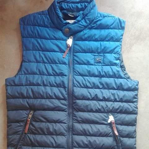 Chalecos Acolchados de Poliéster para Hombre de Alta Calidad con Etiquetas de Marca, Bolsillos con Cremallera, Calentadores de Cuerpo, Chaquetas sin Mangas, Stock de Bangladés - Product Image 1