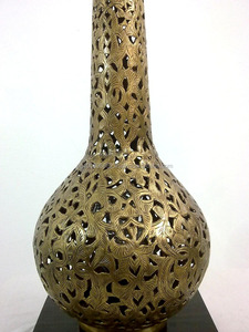 BZ18 Antique Style Turc Conique Floral Lampadaire - Product Image 4