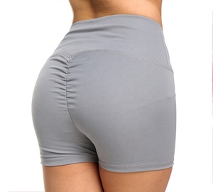 Women Scrunch Booty Shorts Gym Yoga Shorts Sports Fitness Stretch High Waist Hot Pants <b>Mini</b> Bottom - Product Image 1