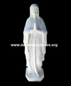 Life Size Praying Virgin Mary Garden White Marble Stone <b>Statue</b> DSF-C038 - Product Image 1