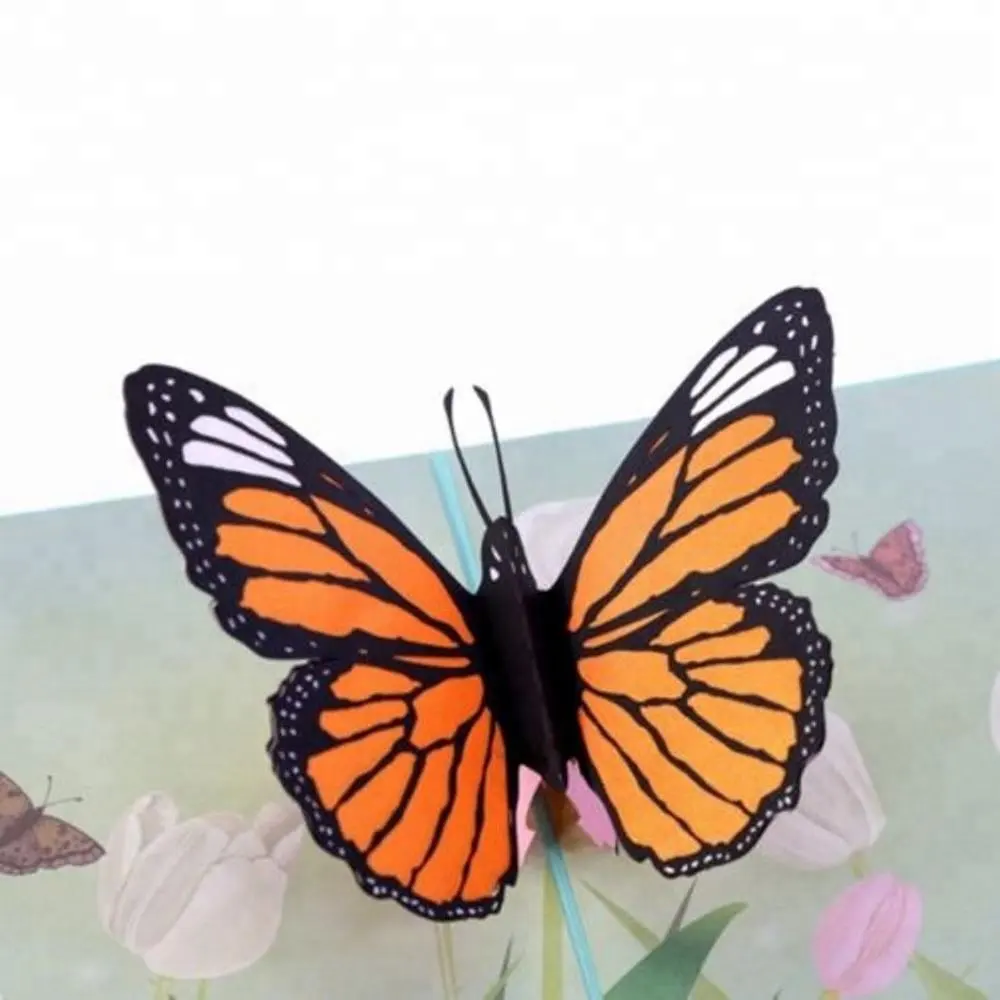 Роскошные 3D открытки с изображением бабочки, свадебные пригласительные открытки