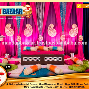 Décorations Mandap de mariage traditionnelles de qualité supérieure pour votre journée spéciale - Product Image 3