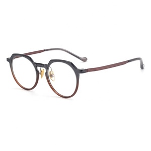Personalizzato Due Strato Palle Degli Occhi Telaio Alto-Basso Acetato di Montature da vista - Product Image 3