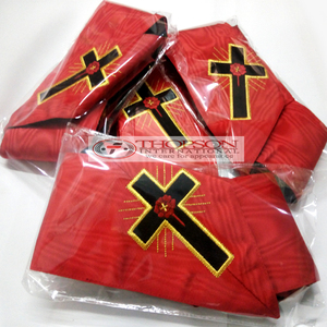 Rito francés Masonic Regalia collares tela bordada y base de cinta para punto de cruz y costura - Product Image 2