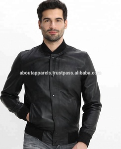 Veste et manteaux de moto pour hommes, en cuir de mouton véritable, de haute qualité, Style européen et américain - Product Image 5